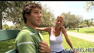 Free goo during wild homo sex porn video